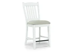 Mor Furniture Counter Height Stools|Barstools|Bellevue Counter Height Stool In Antique White