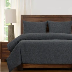 Mor Furniture Duvet & Coverlets|Duvets & Coverlets|Belmont Duvet In Blue, Queen