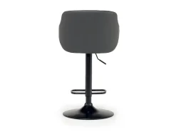 Mor Furniture Barstools|Seating For 2|Bentley Adjustable Height Round Pub Table In Black & 2 Eagle Barstools, Swivel