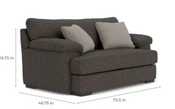 Mor Furniture Chairs|Bermuda Chair In Victory Sterling