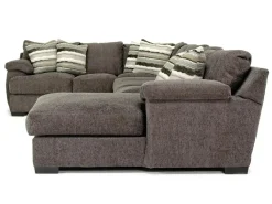 Mor Furniture Sectionals|Bermuda Tux Sofa Chaise Sectional In , Left Facing Victory Sterling