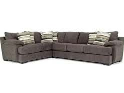 Mor Furniture Sectionals|Bermuda Tux Sofa Sectional In , Left Facing Victory Sterling