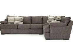 Mor Furniture Sectionals|Bermuda Tux Sofa Sectional In , Left Facing Victory Sterling