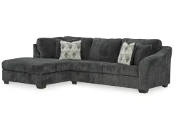 Mor Furniture Sofas|Biddeford Sofa Chaise In Shadow, Left Facing