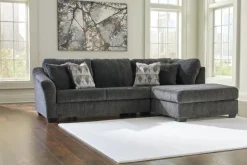 Mor Furniture Sofas|Biddeford Sofa Chaise In Shadow, Left Facing