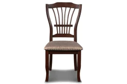 Mor Furniture Seating For 4|Dining Room Sets|Bixby Oval Dining Table & 4 Chairs In Espresso