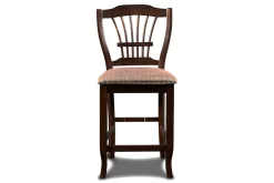 Mor Furniture Seating For 4|Round Dining Sets|Bixby Round Counter Height Dining Table & 4 Stools In Espresso