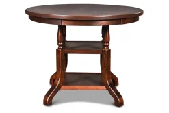 Mor Furniture Dining Tables|Bixby Round Counter Height Table In Espresso