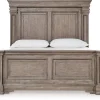 Mor Furniture Beds|Blairhurst Panel Bed In Light Grayish Brown, Queen