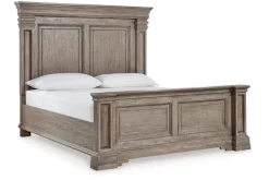 Mor Furniture Beds|Blairhurst Panel Bed In Light Grayish Brown, Queen