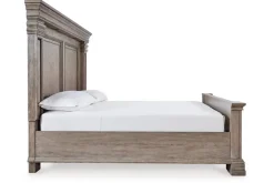 Mor Furniture Beds|Blairhurst Panel Bed In Light Grayish Brown, Queen