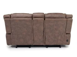 Mor Furniture Reclining Loveseats|Loveseats|Blake 2 Power Console Loveseat In Reina Bark