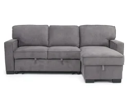 Mor Furniture Sofas|Bloom Reversible Sofa Chaise In Gray