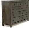 Mor Furniture Dressers & Chests|Blue Ridge Dresser In Rustic Gray