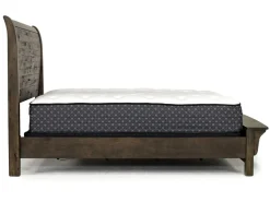 Mor Furniture Beds|Blue Ridge Panel Bed In Rustic Gray, Queen
