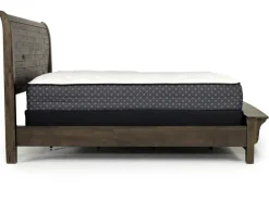 Mor Furniture Beds|Blue Ridge Panel Bed In Rustic Gray, Queen