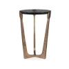 Mor Furniture Outdoor Accent Tables|Bohdi Outdoor Round Accent Table In Gold