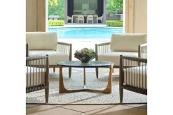 Mor Furniture Outdoor Coffee Tables|Bohdi Outdoor Round Coffee Table In Gold