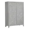 Mor Furniture Armoires|Boho Chic Armoire In Washed White
