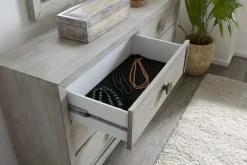 Mor Furniture Dressers & Chests|Boho Chic Dresser In Washed White