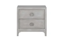 Mor Furniture Nightstands|Boho Chic Nightstand In Washed White