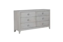Mor Furniture Bedroom Sets|Boho Chic Platform Bed, Dresser, Mirror & Nightstand In Washed White, Full