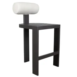 Mor Furniture Barstools|Bolster Outdoor Barstool In White