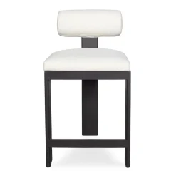 Mor Furniture Counter Height Stools|Barstools|Bolster Outdoor Counter Height Stool In White