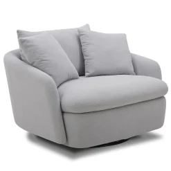 Mor Furniture Chairs|Boomer Swivel Chair In Dove