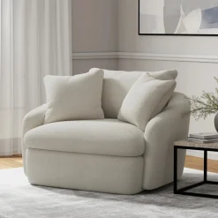 Mor Furniture Chairs|Boomer Swivel Chair In Dove