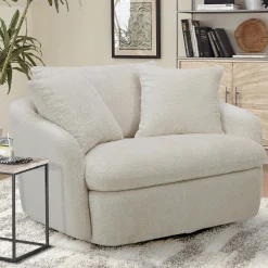 Mor Furniture Chairs|Boomer Swivel Chair In Dove