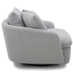 Mor Furniture Chairs|Boomer Swivel Chair In Dove