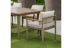 Mor Furniture Outdoor Dining Chairs|Borneo Outdoor Side Chair In Brown
