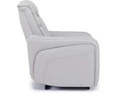 Mor Furniture Recliners|Bowden 2 Power Recliner In Blanca Light Gray Leather