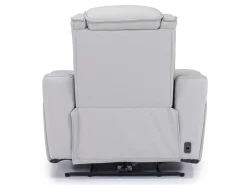 Mor Furniture Recliners|Bowden 2 Power Recliner In Blanca Light Gray Leather
