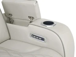 Mor Furniture Recliners|Boyington 2 Power Recliner In Gray Leather