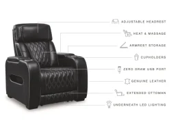 Mor Furniture Recliners|Boyington 2 Power Recliner In Gray Leather