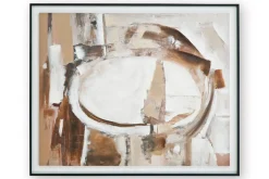 Mor Furniture Wall Art & Accents|Bradlow Abstract Wall Art In Brown/White/Black