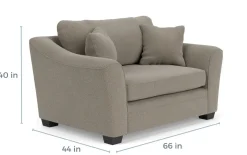 Mor Furniture Chairs|Brazil Chair In Dano Cinder, Gel