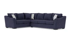 Mor Furniture Sectionals|Brazil Crypton Performance Tux Sofa Sectional In Custom, Left Facing