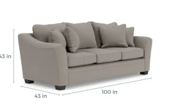 Mor Furniture Sofas|Brazil Sofa, Gel - Custom Order