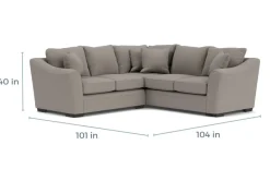 Mor Furniture Sectionals|Brazil Tux Loveseat Sectional, Left Facing - Custom Order