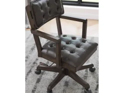 Mor Furniture Desk Chairs|Breckington Desk Chair In Dark Brown
