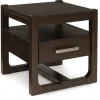 Mor Furniture Sofa & End Tables|Breckington End Table In Dark Brown
