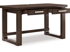 Mor Furniture Desks|Breckington Office Desk In Dark Brown