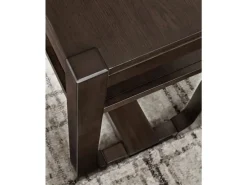 Mor Furniture Sofa & End Tables|Breckington Sofa Table In Dark Brown