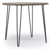 Mor Furniture Dining Tables|Brennan Round Counter Height Dining Table In Golden Brown