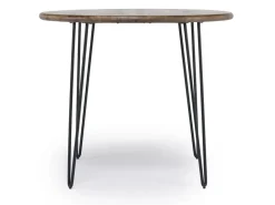 Mor Furniture Seating For 4|Round Dining Sets|Brennan Round Counter Height Dining Table & 4 Stools In James Mocha