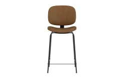 Mor Furniture Seating For 4|Round Dining Sets|Brennan Round Counter Height Dining Table & 4 Stools In James Mocha