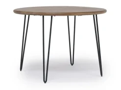 Mor Furniture Round Dining Tables|Dining Tables|Brennan Round Dining Table In Golden Brown